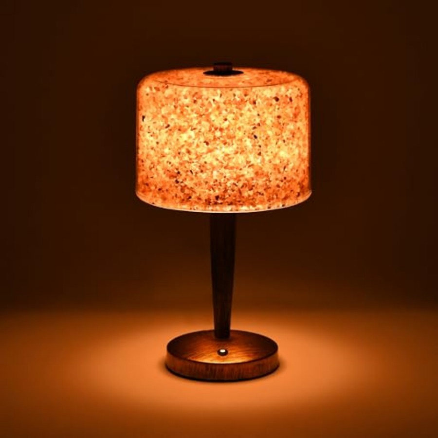 Himalayan Salt Lamp - Salzlampe mit Touch-Dimmer-Steuerung USB Himalaya-Salzlampe Natürliche