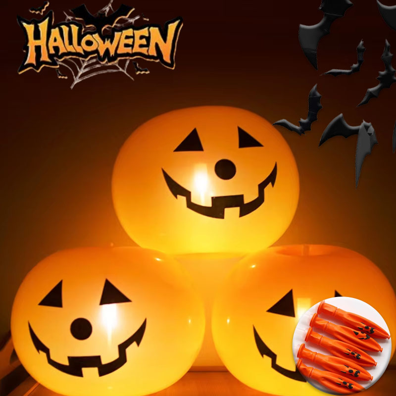 Decor Lighting & Decor Fires - 1-15 Stück Halloween-Kürbis-Lichtdekoration Leuchtender Ballon für