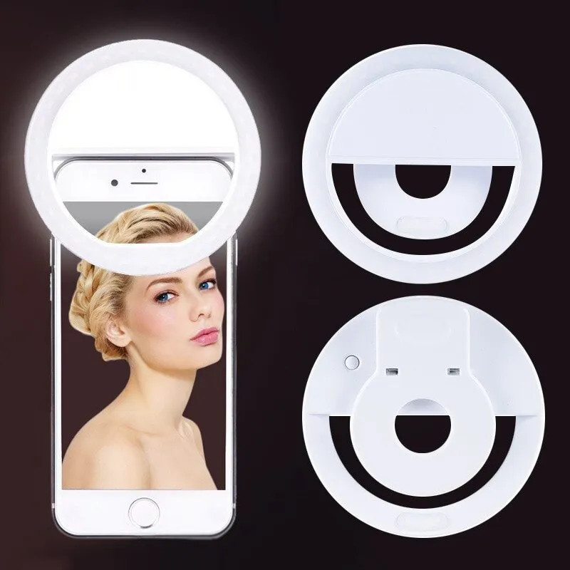 Lighting Gallery - USB wiederauf ladbare LED Selfie Ring