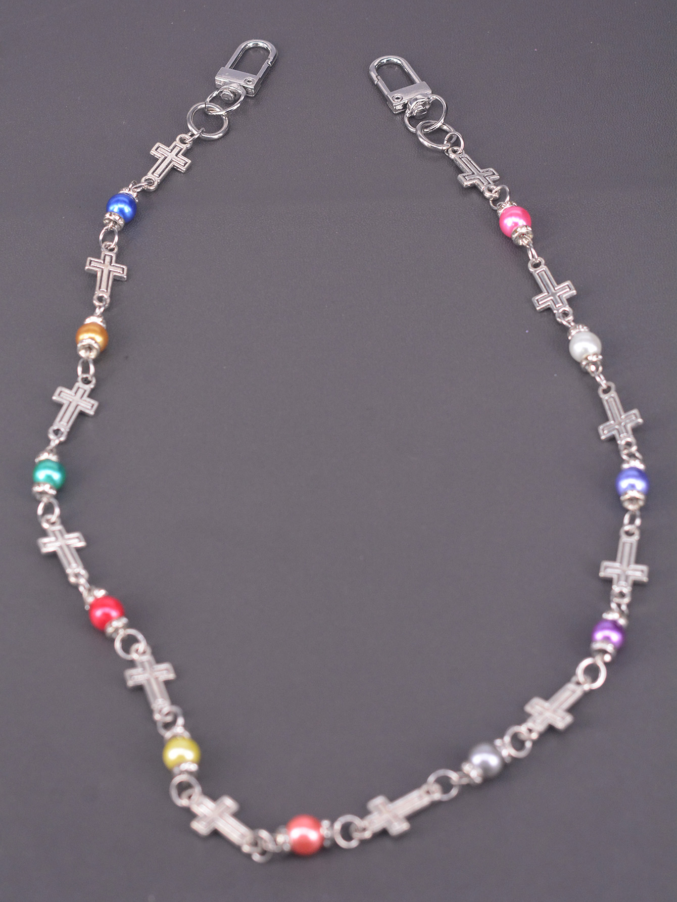 Decor Lighting Phone Number - 24 Zoll Designer Strass-Glasperlen-Kette mit Kreuzverbindung