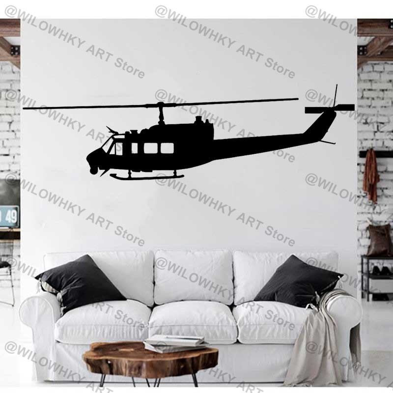 Lighting Mcqueen Bedroom Decor - Militär luftfahrt Flugzeug Hubschrauber Aufkleber Glocke