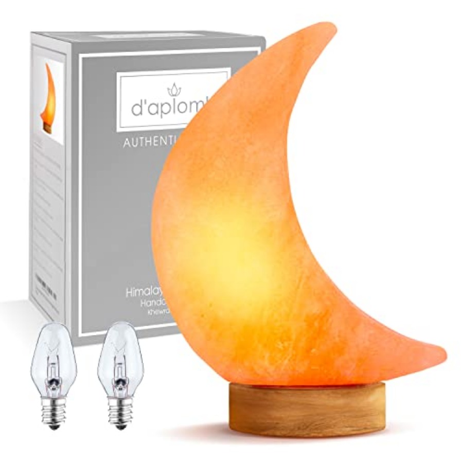Himalayan Salt Lamp - 100% authentische natürliche Himalaya-Salzlampe; handgeschnitzter rosa