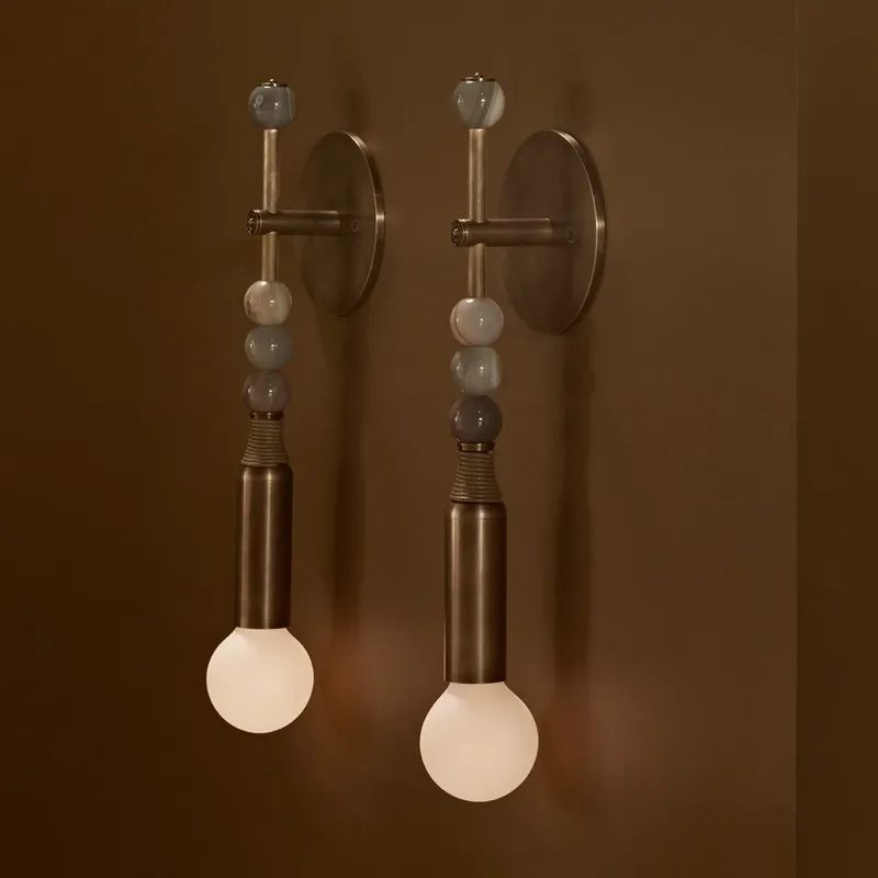 Lighting Decor Bedroom - Nordische Vintage Wandleuchte aus massivem Messing