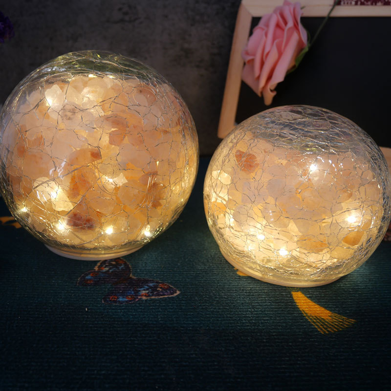 Himalayan Salt Lamp - Grenzüberschreitender Bestseller Himalaya-Salzlampe, Knisterglas-Salzlampe, Kristallsalzlampe, Kreative