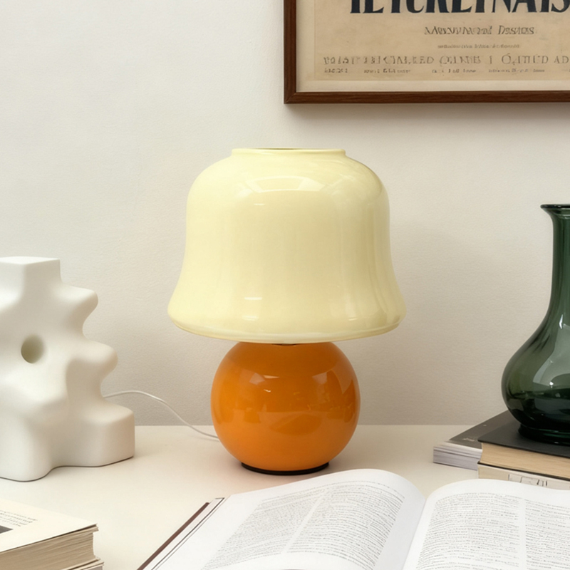 Mushroom Table Lamp - Moderne Minimalistische Pilz-Tischlampe Wohnkunst Ambiente Nachttischlampe
