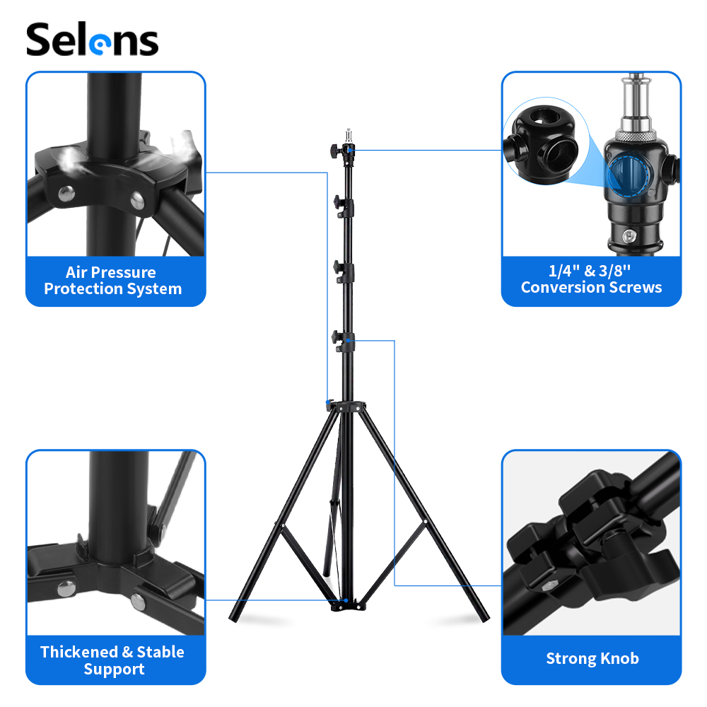 Selens 2,2~3,95m Luftkissen-Li – Lighting Gallery Bewertung und Preis