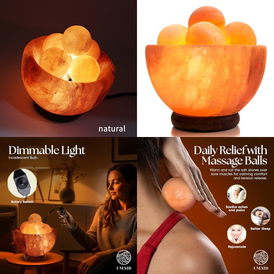 Himalaya-Salzlampe mit 6 Himal – Himalayan Salt Lamp Bewertung und Preis