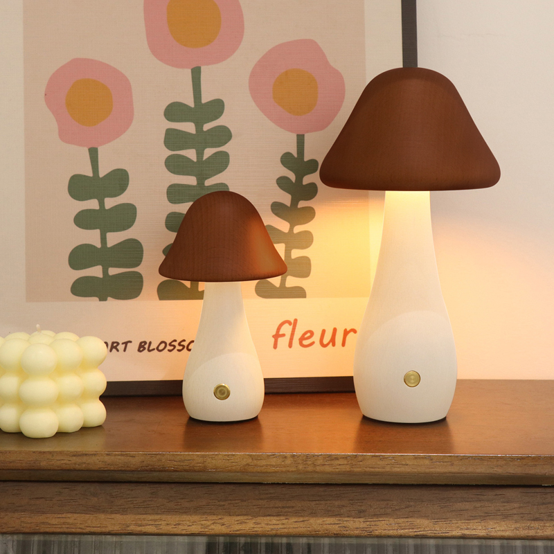 Pilz Tisch lampe Holz Schreibt – Mushroom Table Lamp Bewertung und Preis