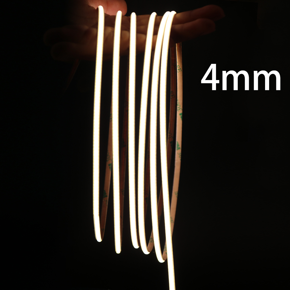 4 mm schmale COB-LED-Streifenl – Lighting Mcqueen Bedroom Decor Bewertung und Preis