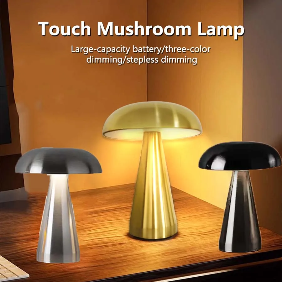 LED-Tischlampe im Retro-Pilz-D – Mushroom Table Lamp Bewertung und Preis