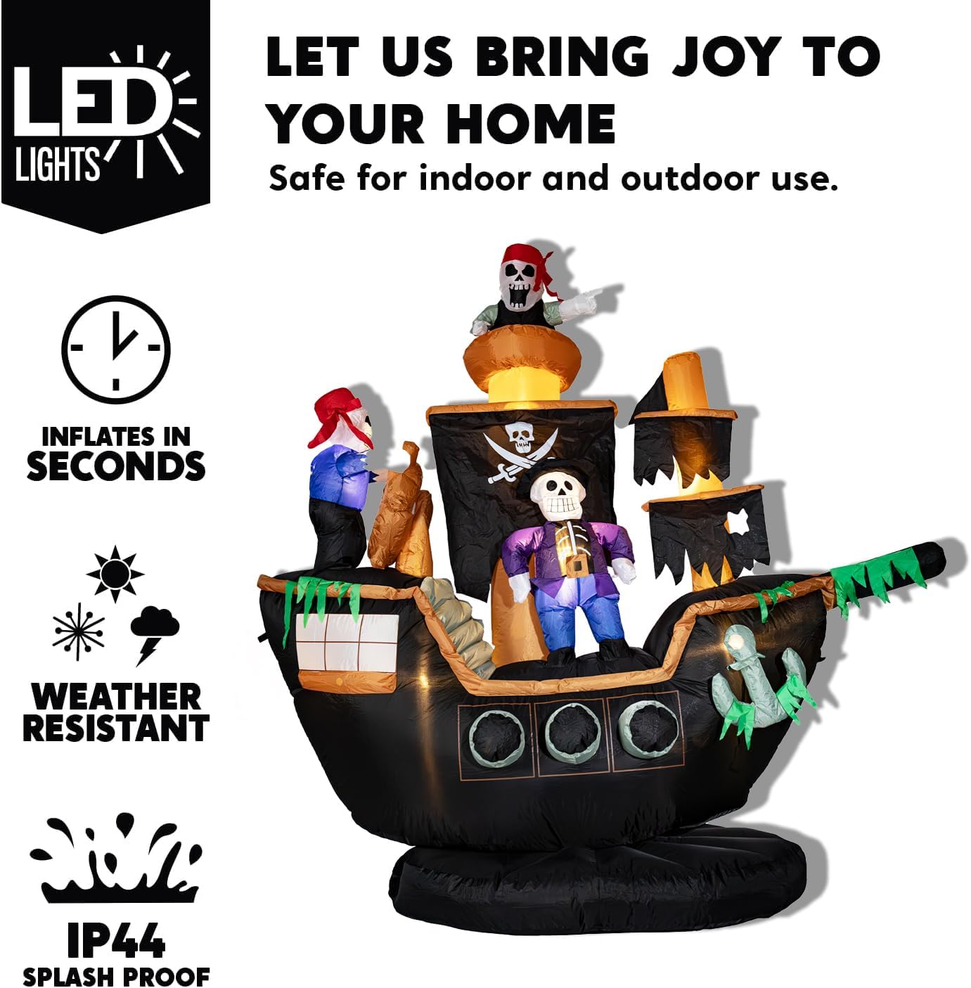 Aufblasbare Piratenschiff-Deko – Decor Lighting Fans Bewertung und Preis